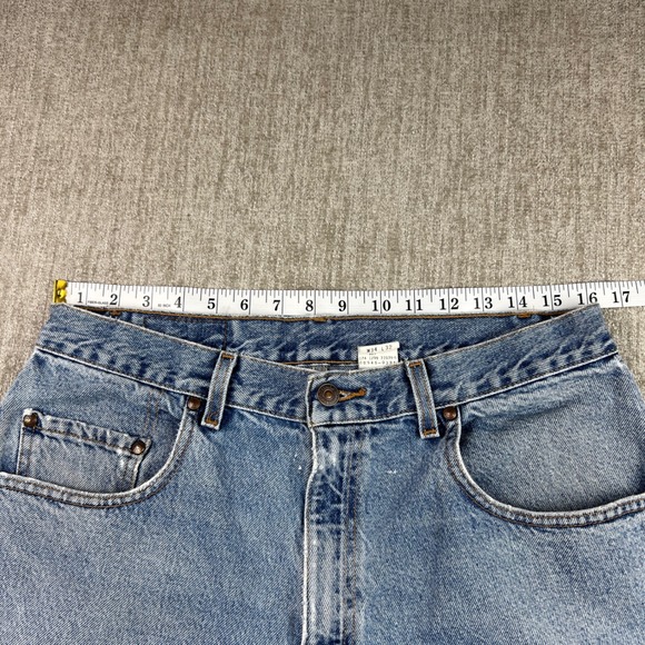 Levi's 545 Loose Fit Jeans Mens *32x32* Light Wash Denim Ripped Knee Casual 90s - Picture 6 of 11